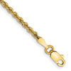 Gold (10K & 14K) Regular Rope Chains — 2.25 mm