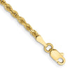 Gold (10K & 14K) Diamond-Cut Rope Chain — 2.25 mm