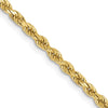 Gold (10K & 14K) Diamond-Cut Rope Chain — 2.25 mm