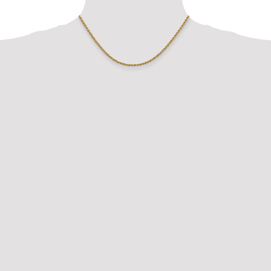 Gold (10K & 14K) Regular Rope Chains — 2.5 mm
