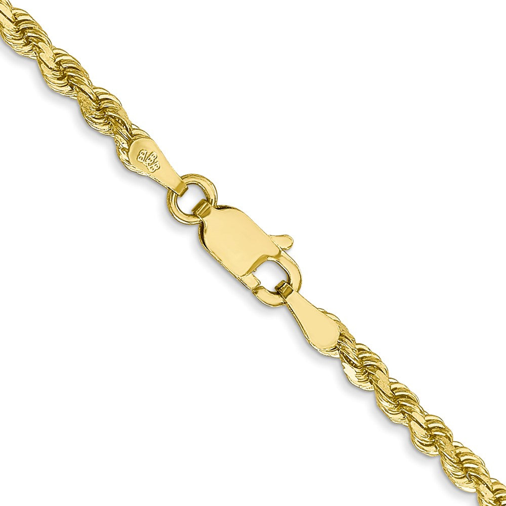 Gold (10K & 14K) Diamond-Cut Rope Chain — 2.75 mm