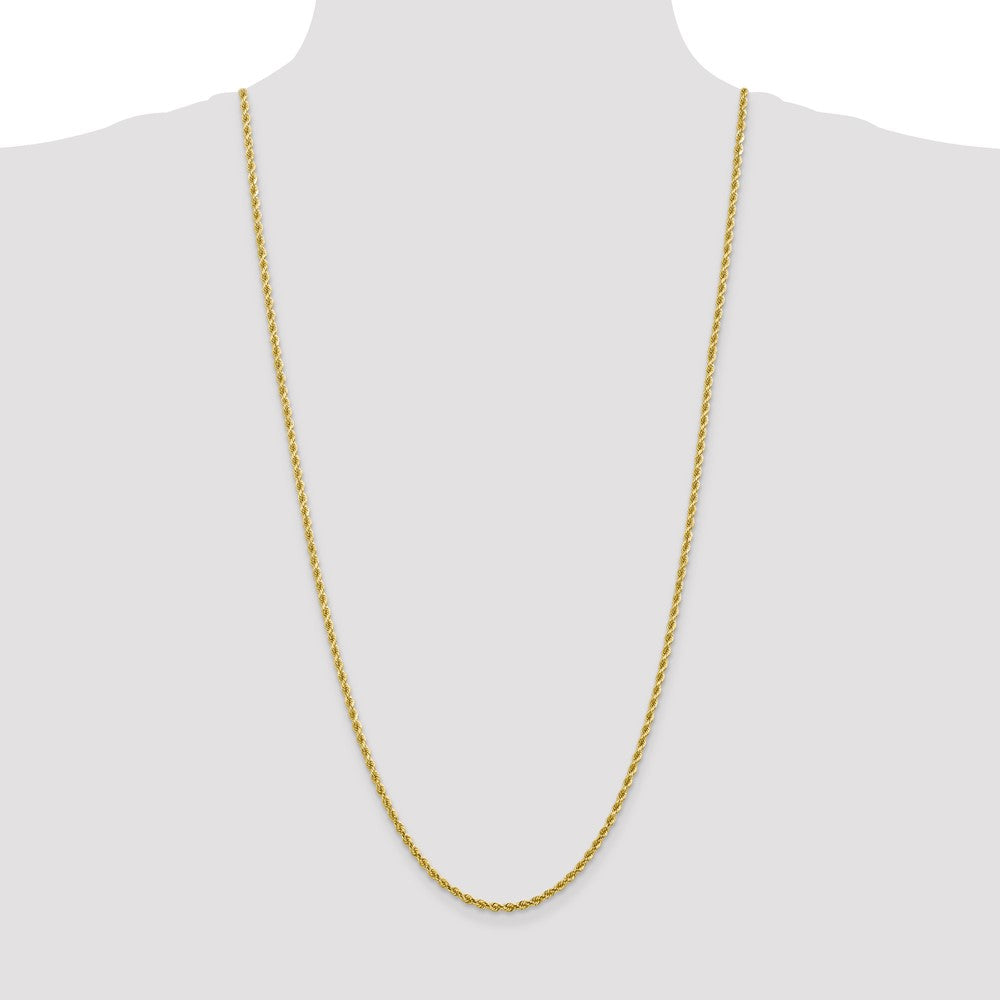 Gold (10K & 14K) Diamond-Cut Rope Chain — 2.75 mm