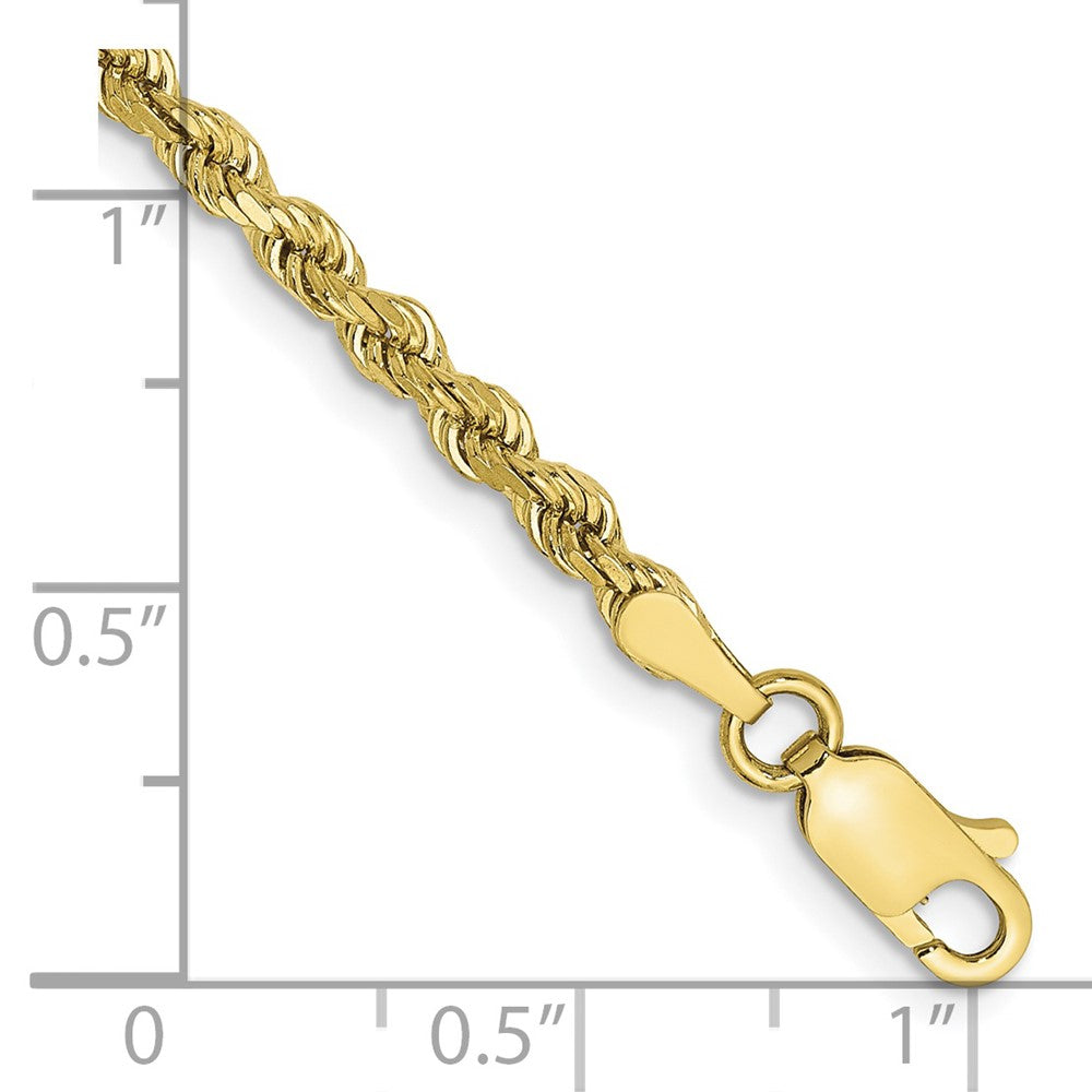 Gold (10K & 14K) Diamond-Cut Rope Chain — 2.75 mm