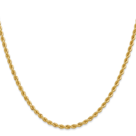 Gold (10K & 14K) Regular Rope Chains — 2.75 mm