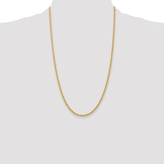 Gold (10K & 14K) Regular Rope Chains — 2.75 mm