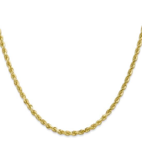 Gold (10K & 14K) Diamond-Cut Rope Chain — 3 mm