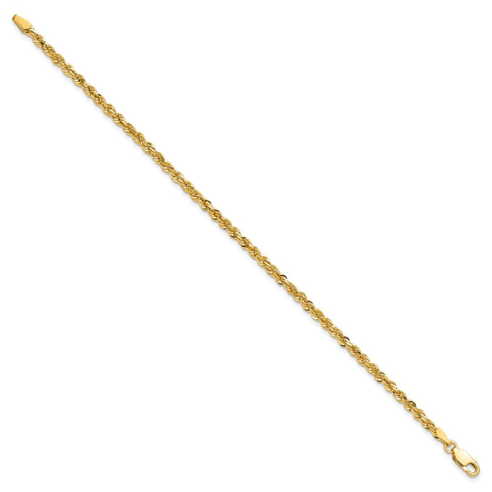 Gold (10K & 14K) Diamond-Cut Rope Chain — 3 mm