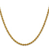 Gold (10K & 14K) Regular Rope Chains — 3 mm