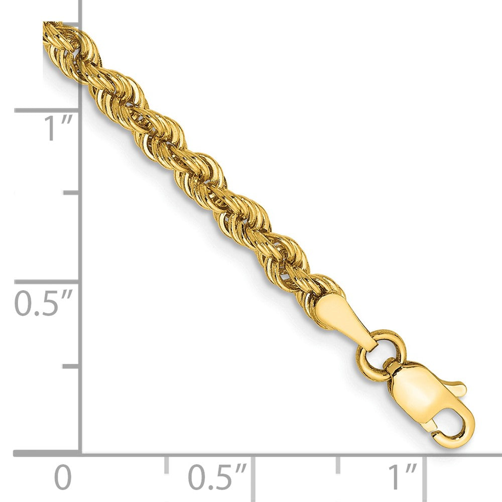 Gold (10K & 14K) Regular Rope Chains — 3 mm