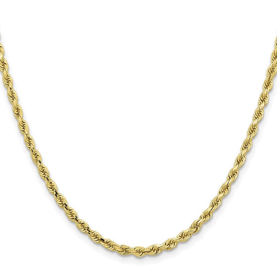 Gold (10K & 14K) Diamond-Cut Rope Chain — 3.25 mm