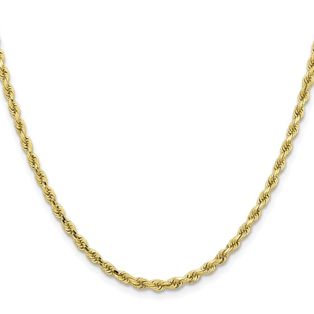 Gold (10K & 14K) Diamond-Cut Rope Chain — 3.25 mm