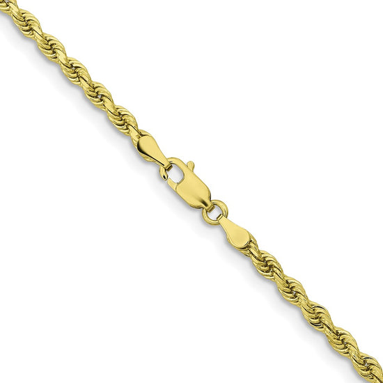 Gold (10K & 14K) Diamond-Cut Rope Chain — 3.25 mm