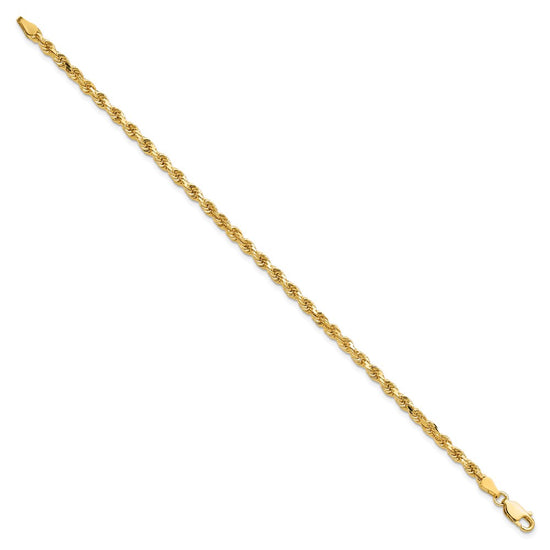 Gold (10K & 14K) Diamond-Cut Rope Chain — 3.25 mm