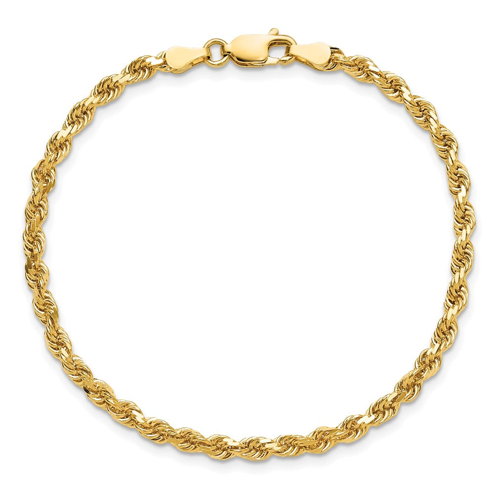 Gold (10K & 14K) Diamond-Cut Rope Chain — 3.25 mm