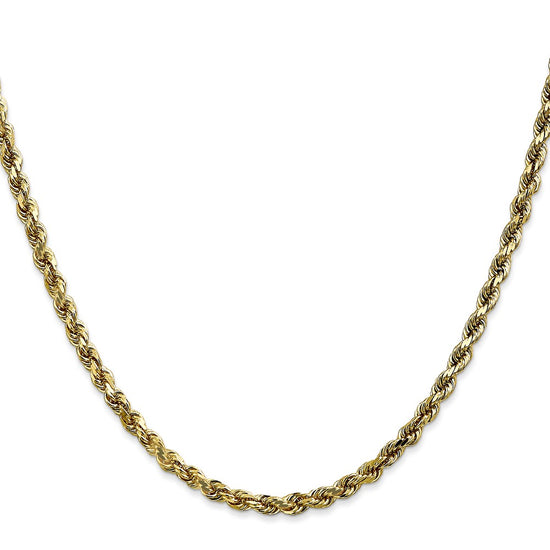 Gold (10K & 14K) Diamond-Cut Rope Chain — 3.5 mm