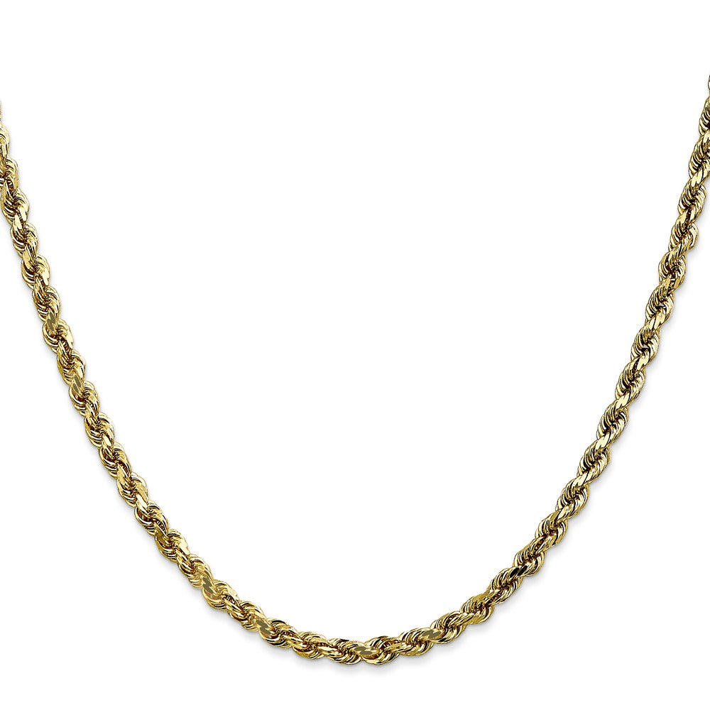 Gold (10K & 14K) Diamond-Cut Rope Chain — 3.5 mm