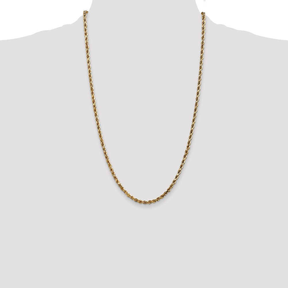 Gold (10K & 14K) Diamond-Cut Rope Chain — 3.5 mm