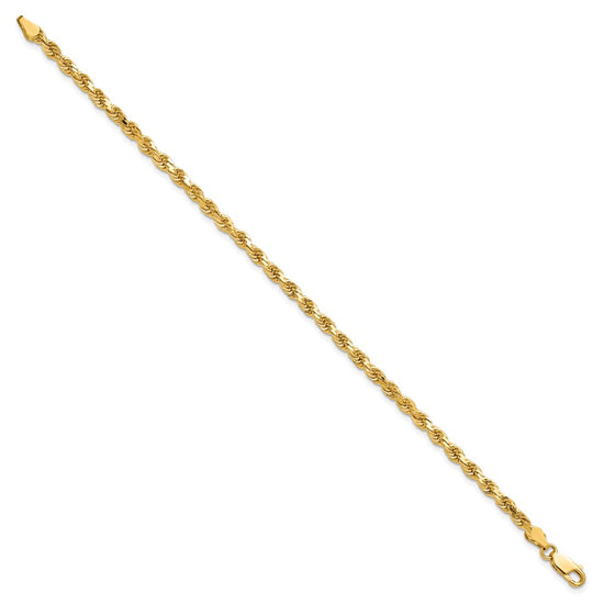 Gold (10K & 14K) Diamond-Cut Rope Chain — 3.5 mm