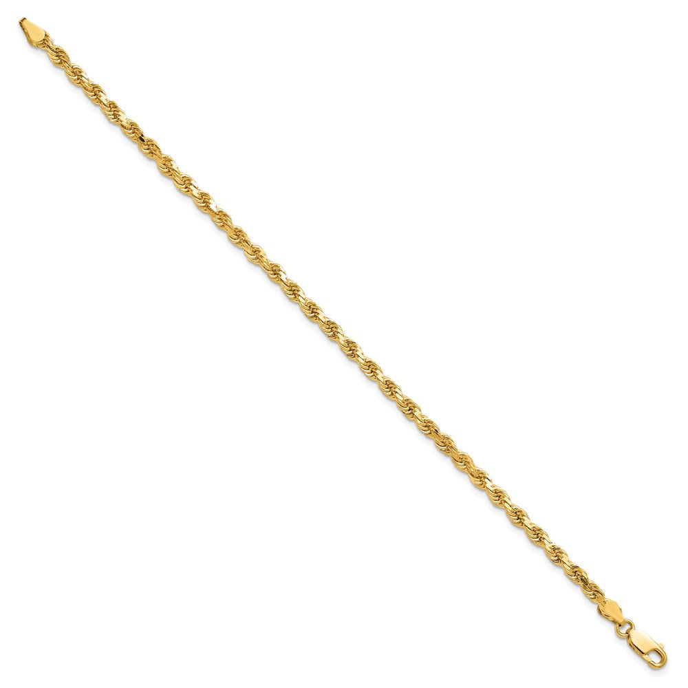 Gold (10K & 14K) Diamond-Cut Rope Chain — 3.5 mm