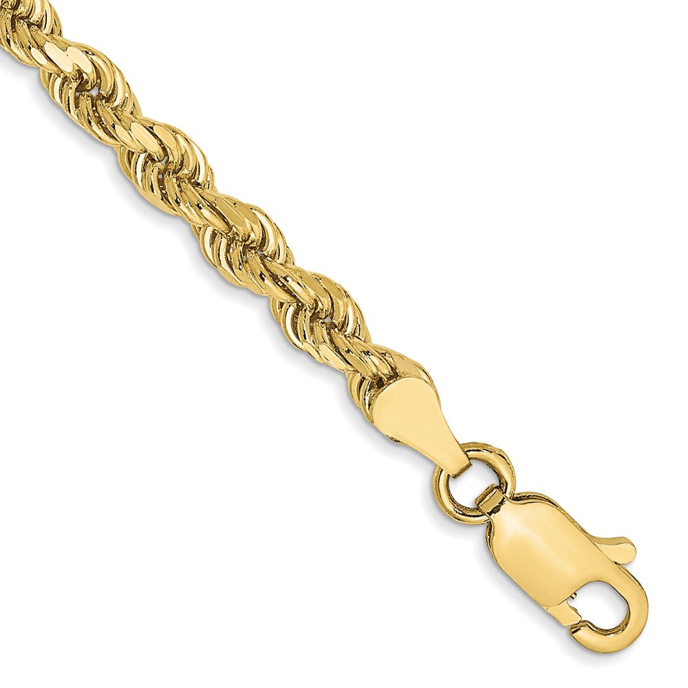 Gold (10K & 14K) Diamond-Cut Rope Chain — 3.5 mm