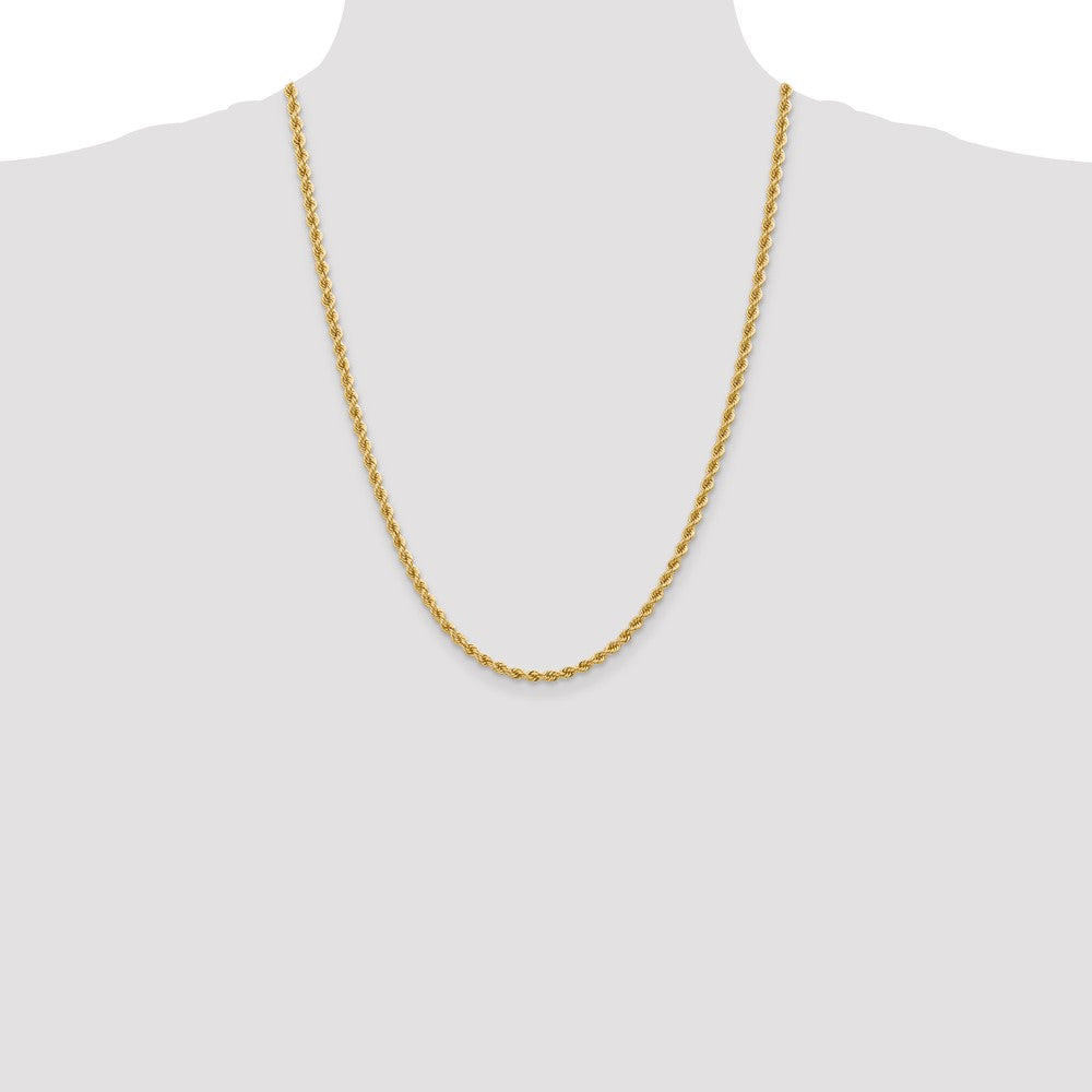 Gold (10K & 14K) Regular Rope Chains — 3.65 mm