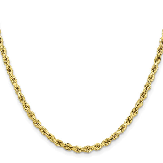 Gold (10K & 14K) Diamond-Cut Rope Chain — 3.75 mm