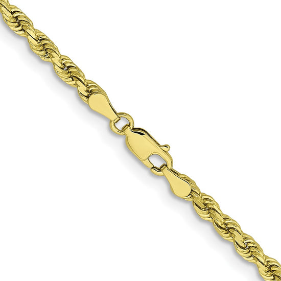 Gold (10K & 14K) Diamond-Cut Rope Chain — 3.75 mm