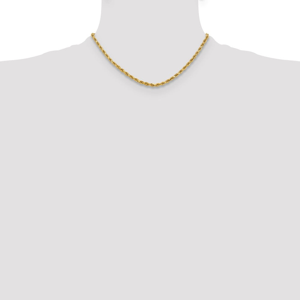 Gold (10K & 14K) Diamond-Cut Rope Chain — 3.75 mm