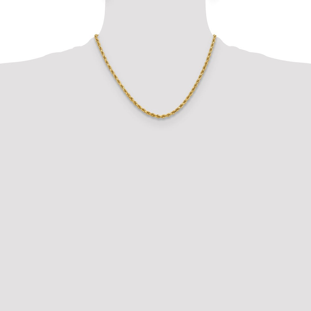 Gold (10K & 14K) Diamond-Cut Rope Chain — 3.75 mm