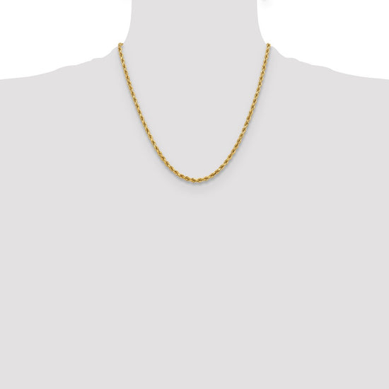 Gold (10K & 14K) Diamond-Cut Rope Chain — 3.75 mm