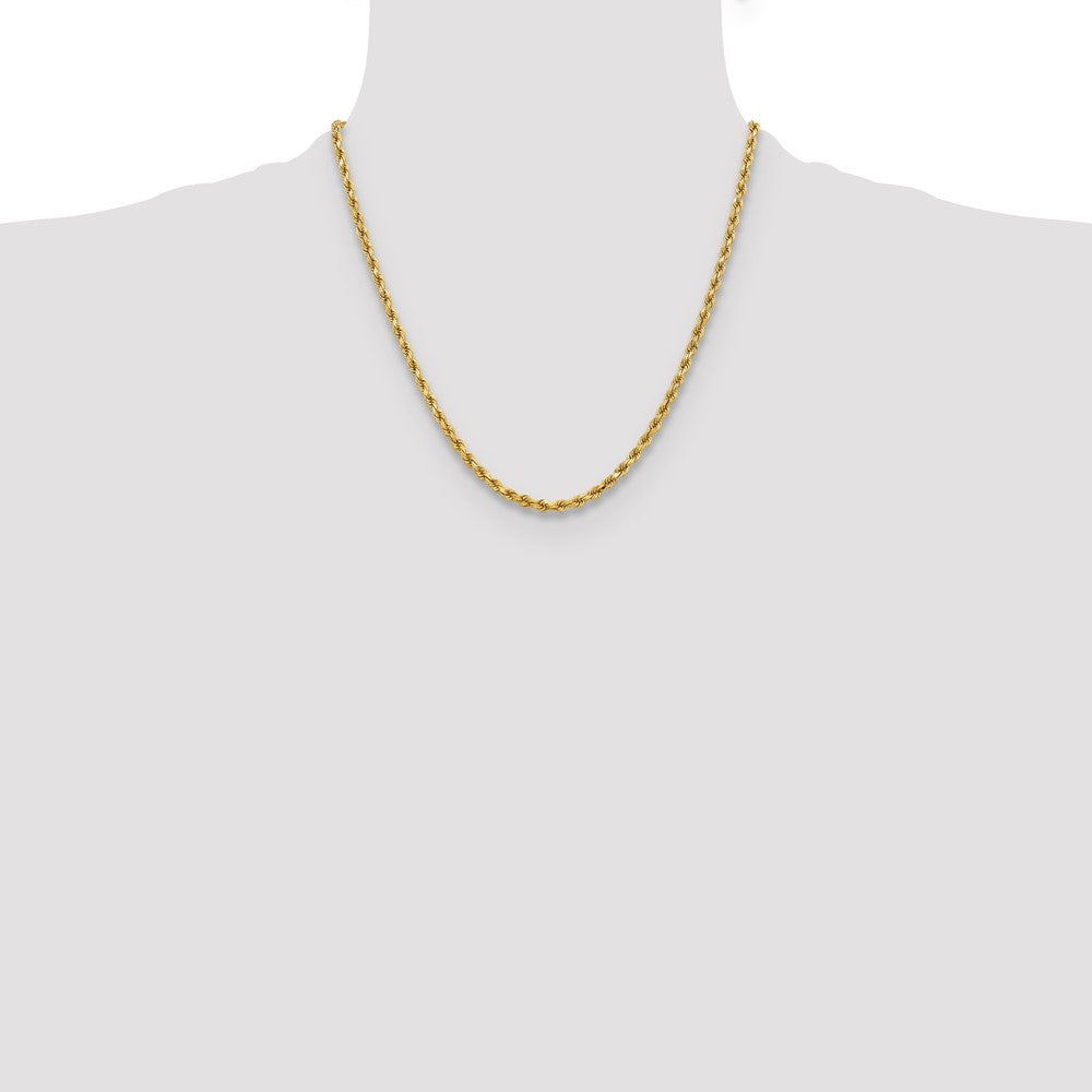 Gold (10K & 14K) Diamond-Cut Rope Chain — 3.75 mm
