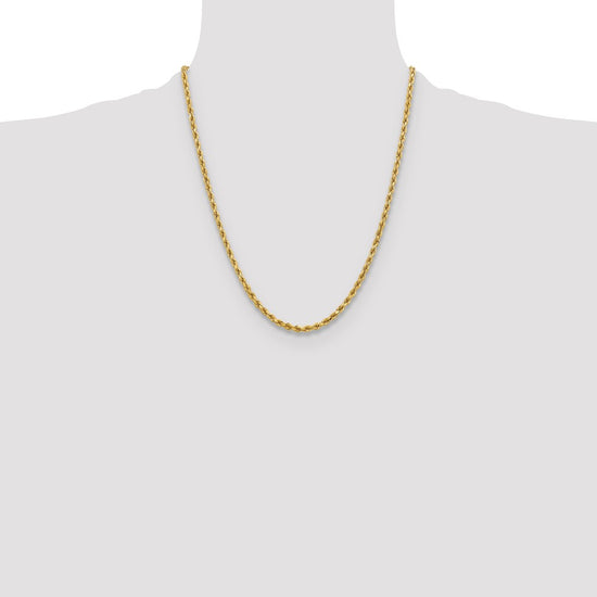 Gold (10K & 14K) Diamond-Cut Rope Chain — 3.75 mm