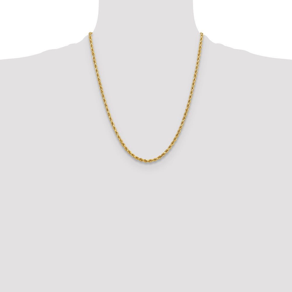 Gold (10K & 14K) Diamond-Cut Rope Chain — 3.75 mm