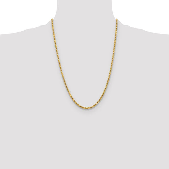 Gold (10K & 14K) Diamond-Cut Rope Chain — 3.75 mm