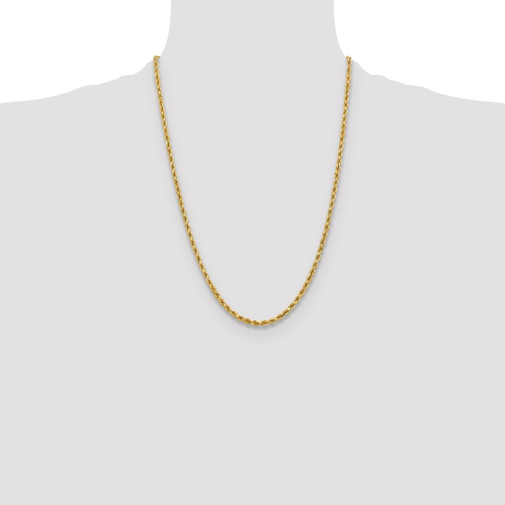Gold (10K & 14K) Diamond-Cut Rope Chain — 3.75 mm