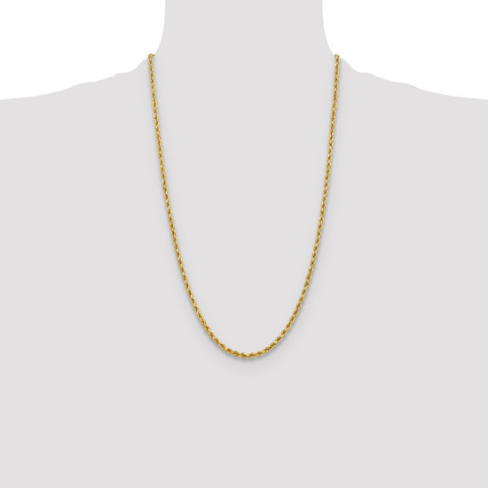 Gold (10K & 14K) Diamond-Cut Rope Chain — 3.75 mm