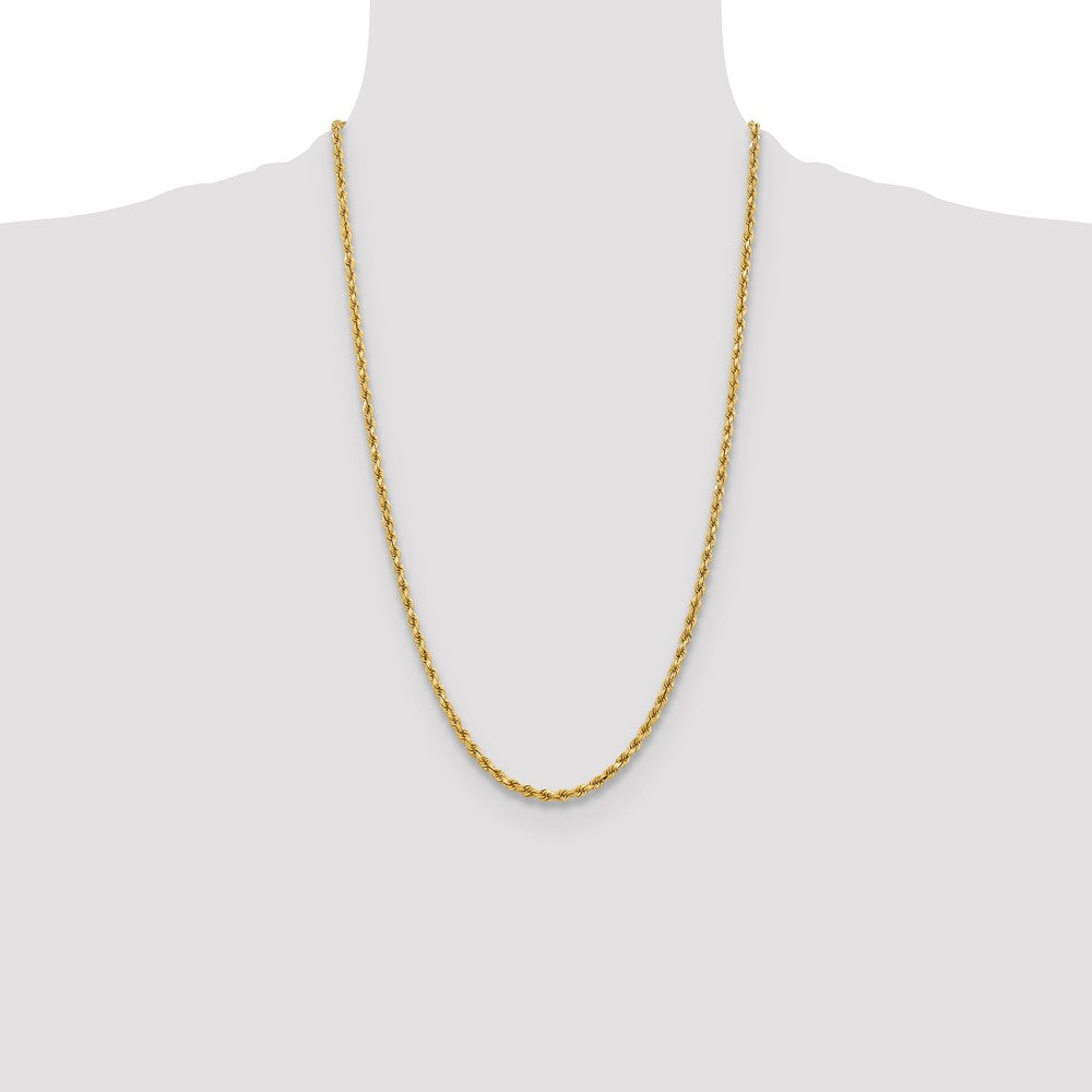 Gold (10K & 14K) Diamond-Cut Rope Chain — 3.75 mm