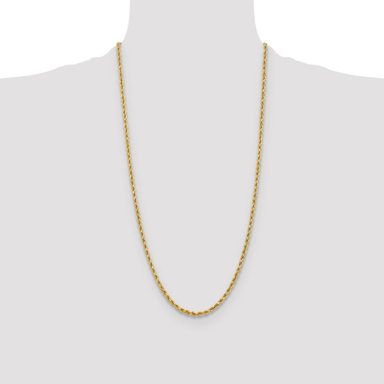Gold (10K & 14K) Diamond-Cut Rope Chain — 3.75 mm