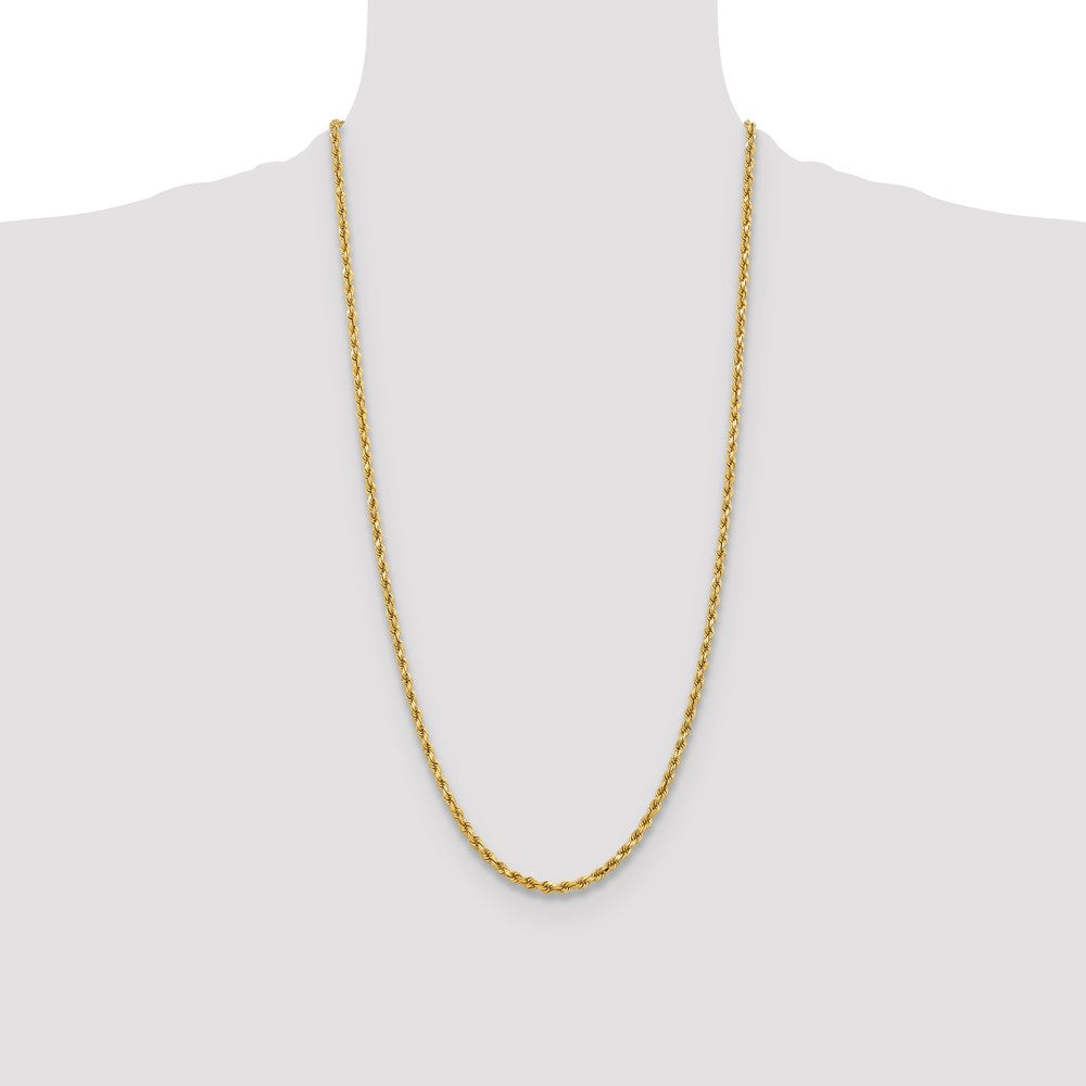 Gold (10K & 14K) Diamond-Cut Rope Chain — 3.75 mm