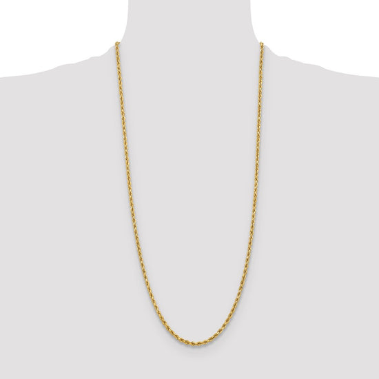 Gold (10K & 14K) Diamond-Cut Rope Chain — 3.75 mm