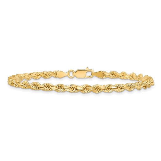 Gold (10K & 14K) Diamond-Cut Rope Chain — 3.75 mm