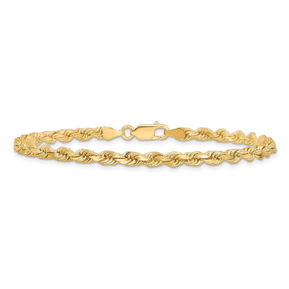 Gold (10K & 14K) Diamond-Cut Rope Chain — 3.75 mm
