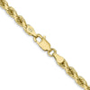 Gold (10K & 14K) Diamond-Cut Rope Chain — 4 mm