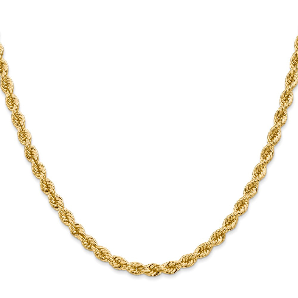 Gold (10K & 14K) Regular Rope Chains — 4 mm