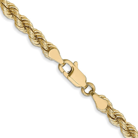 Gold (10K & 14K) Regular Rope Chains — 4 mm