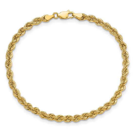 Gold (10K & 14K) Regular Rope Chains — 4 mm