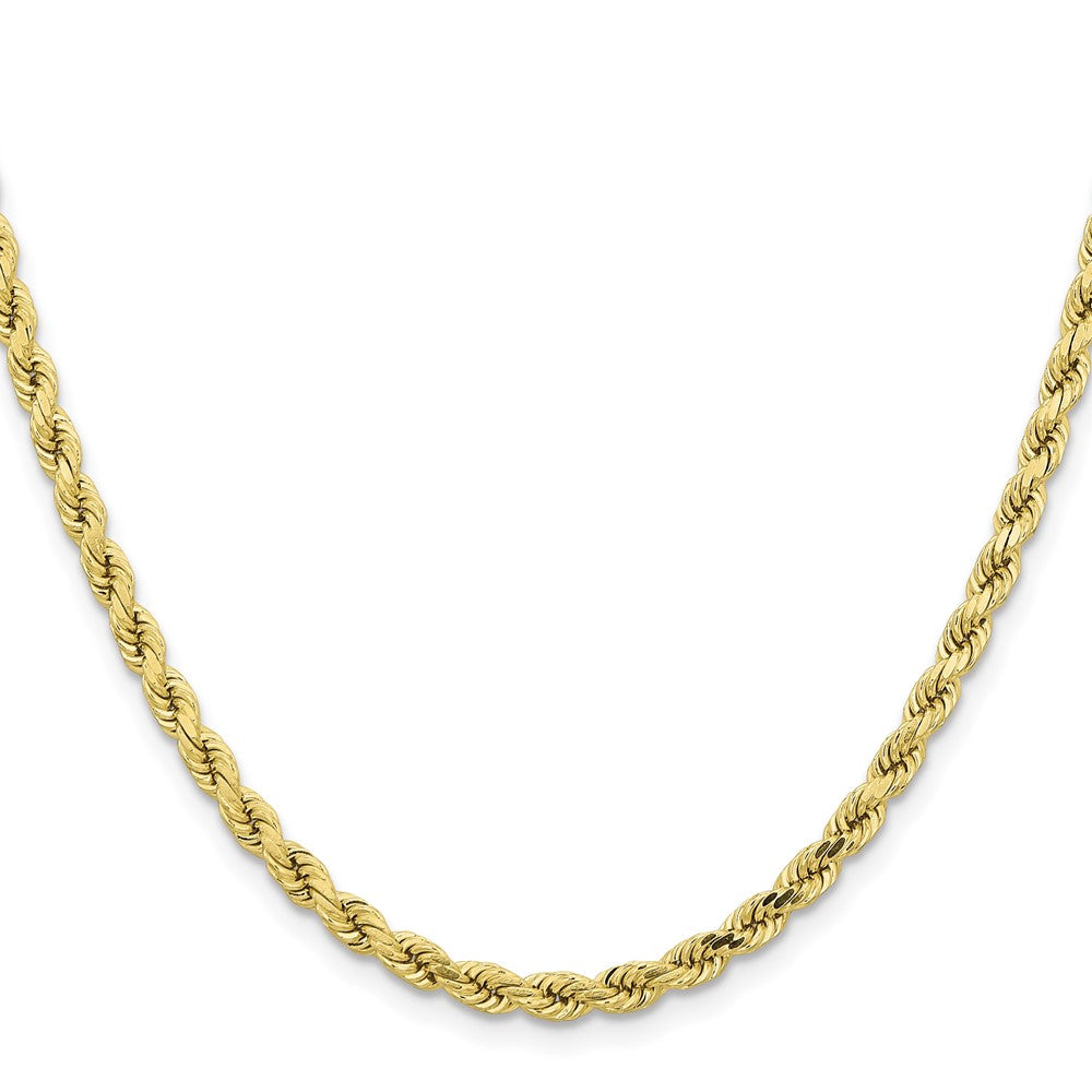Gold (10K & 14K) Diamond-Cut Rope Chain — 4.25 mm
