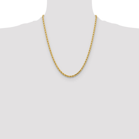 Gold (10K & 14K) Diamond-Cut Rope Chain — 4.25 mm