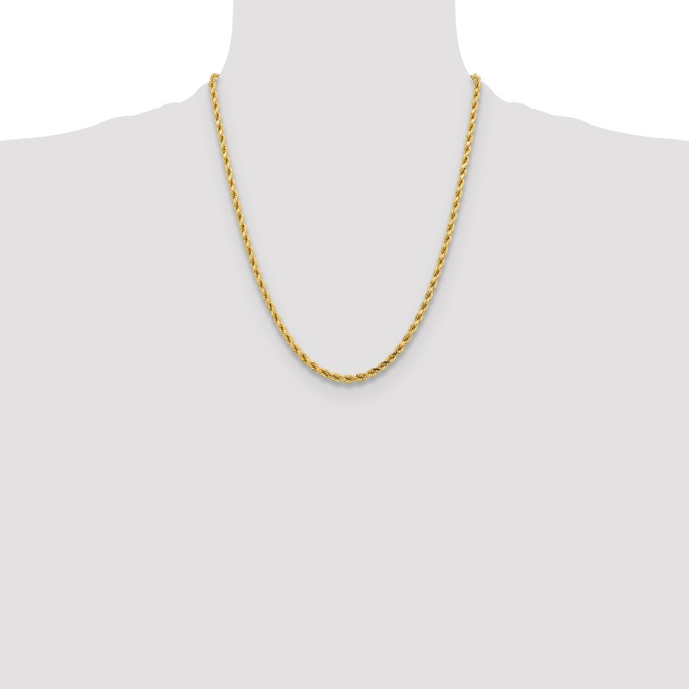 Gold (10K & 14K) Diamond-Cut Rope Chain — 4.25 mm