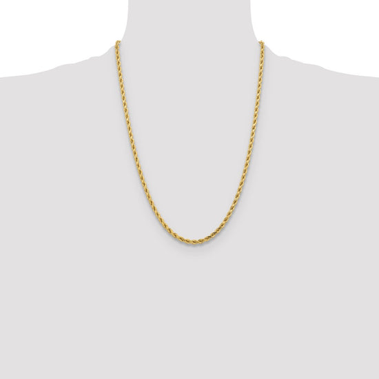 Gold (10K & 14K) Diamond-Cut Rope Chain — 4.25 mm